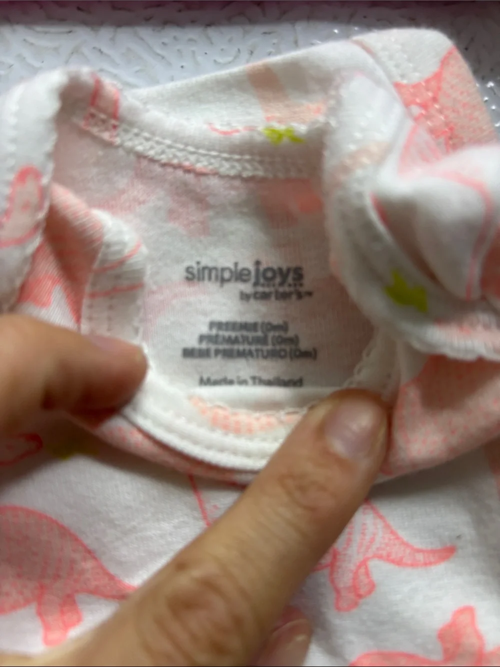 494 - Baby Girl Short Sleeve Onesie Bundle - Pastel Pink, Mint, Gray & Floral